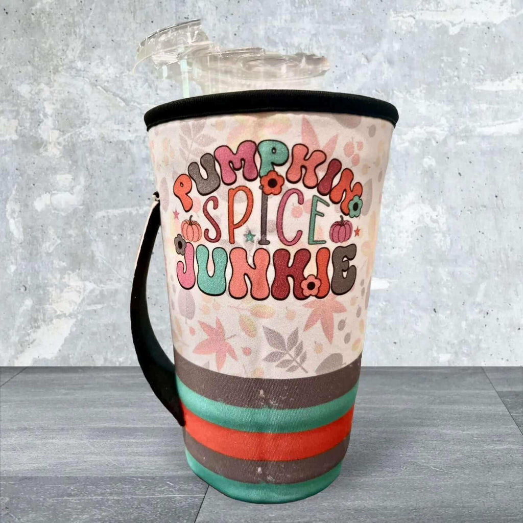 Pumpkin Spice Junkie 20 oz Cup Sleeve