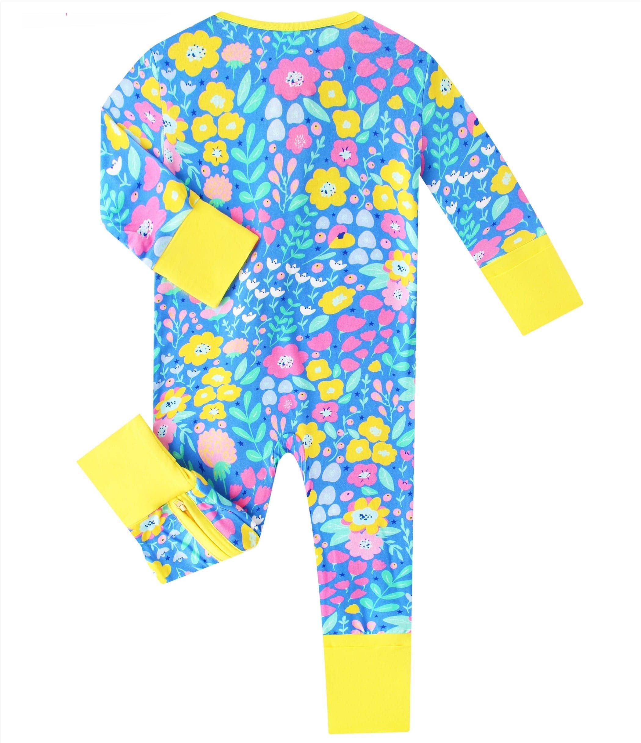 Sunny Blooms Bamboo Convertible Zippy Romper