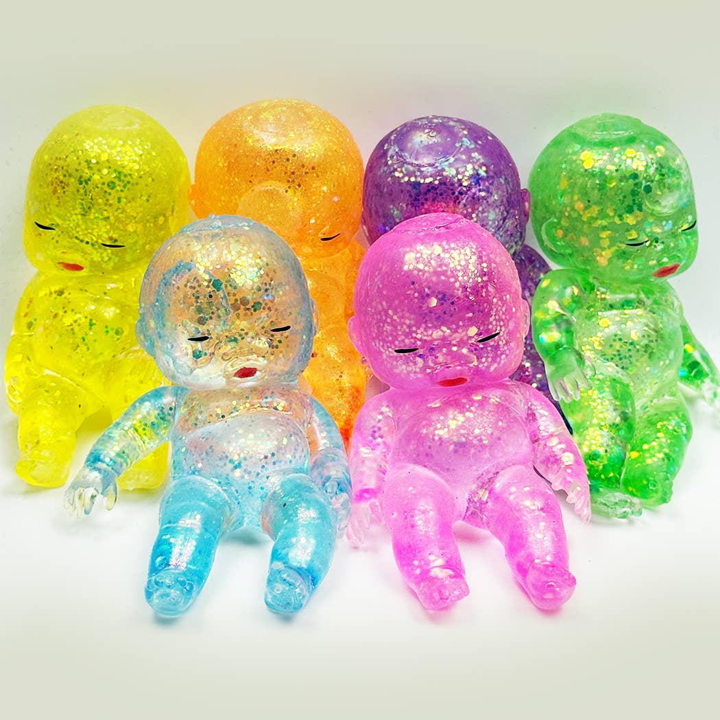Oddly Adorable Glitter Baby Squishy