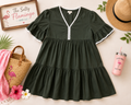 Olive Breeze Dress
