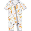 Sloth Bamboo Baby Shorty Zippy Romper