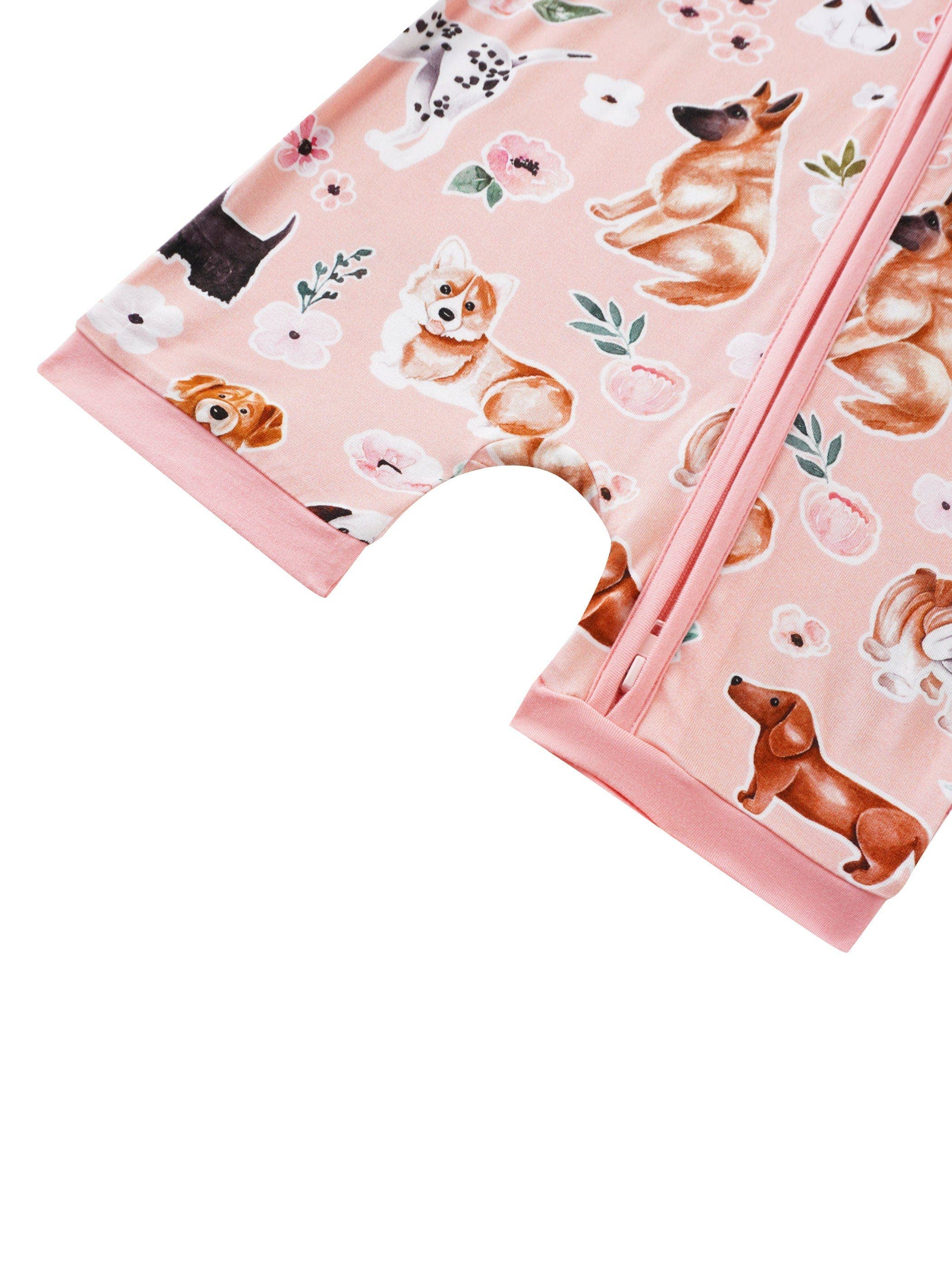 Pups & Petals Bamboo Shorty Romper