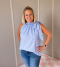 Blue Ribbon Beauty Top