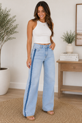 Boardwalk Blues Patchwork Jeans