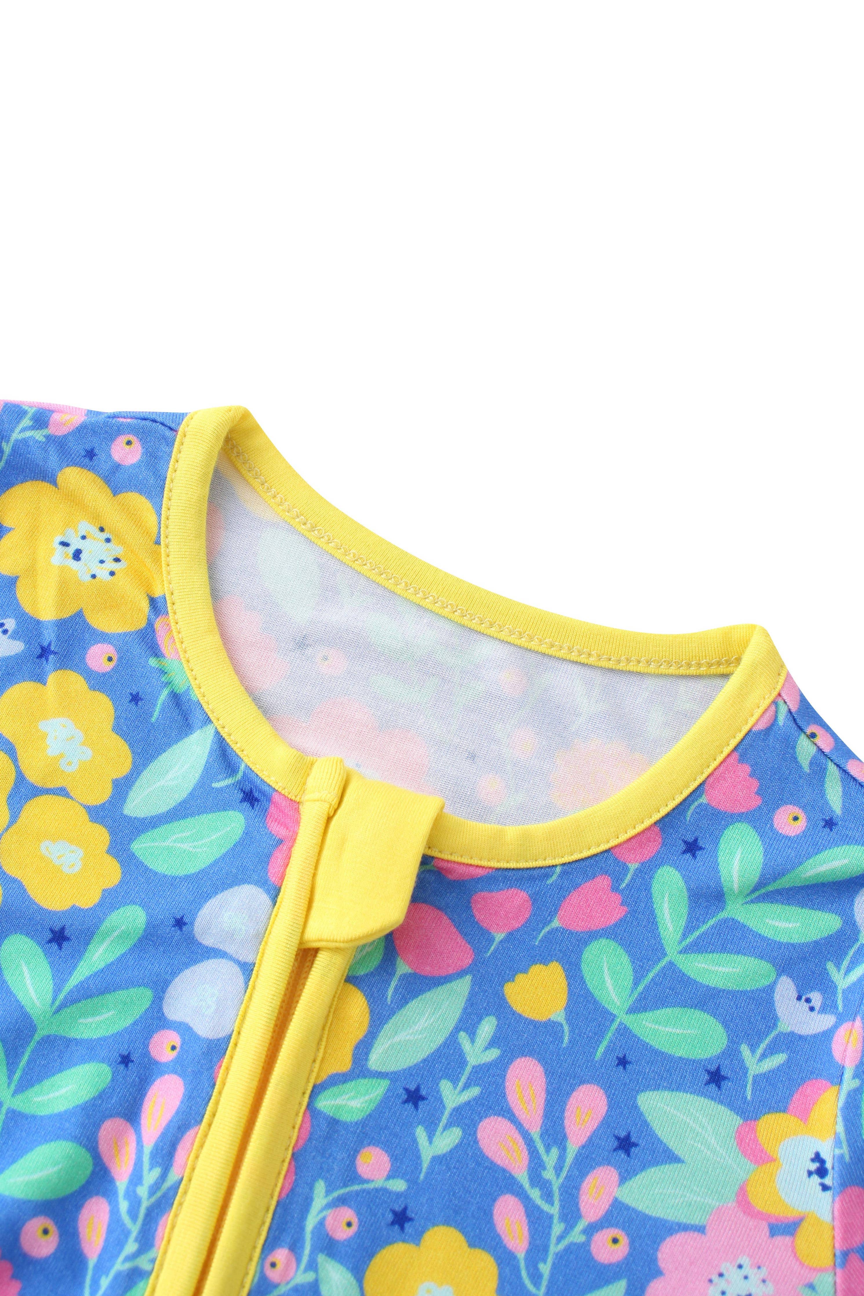 Sunny Blooms Bamboo Convertible Zippy Romper