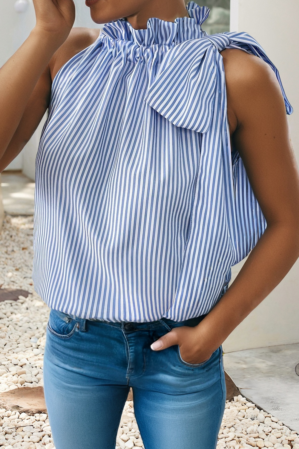 Blue Ribbon Beauty Top