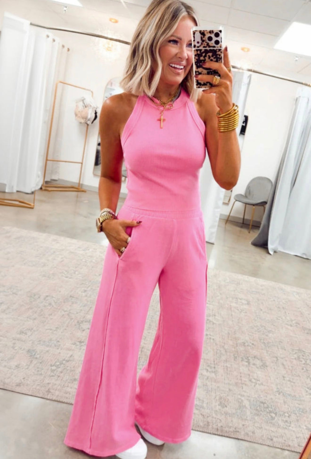 Pink Lemonade Lounge Set (Comfy & Cute)