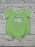 Little Catch Fishing Appliqué Bubble