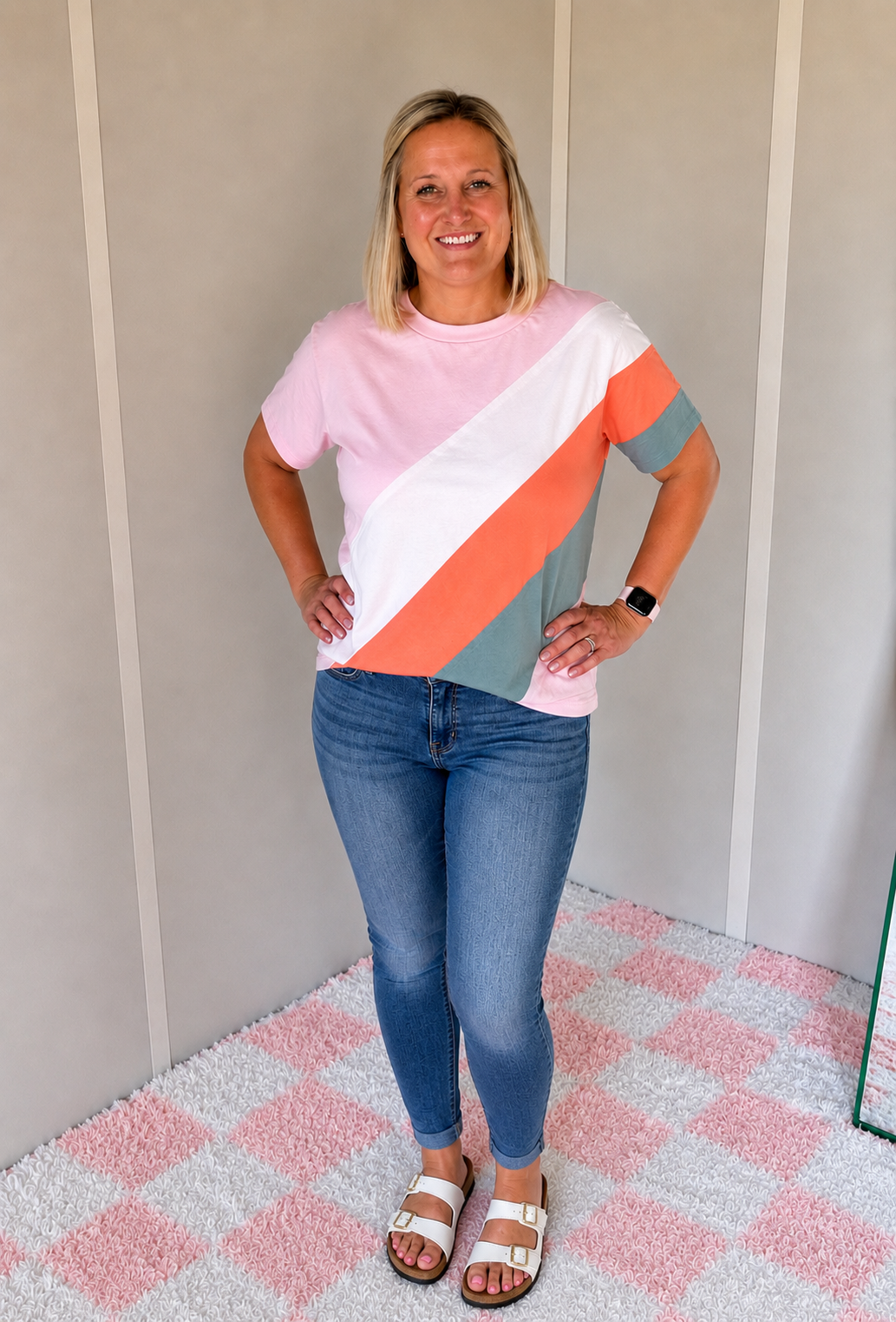 Summer Sorbet Seamed Top