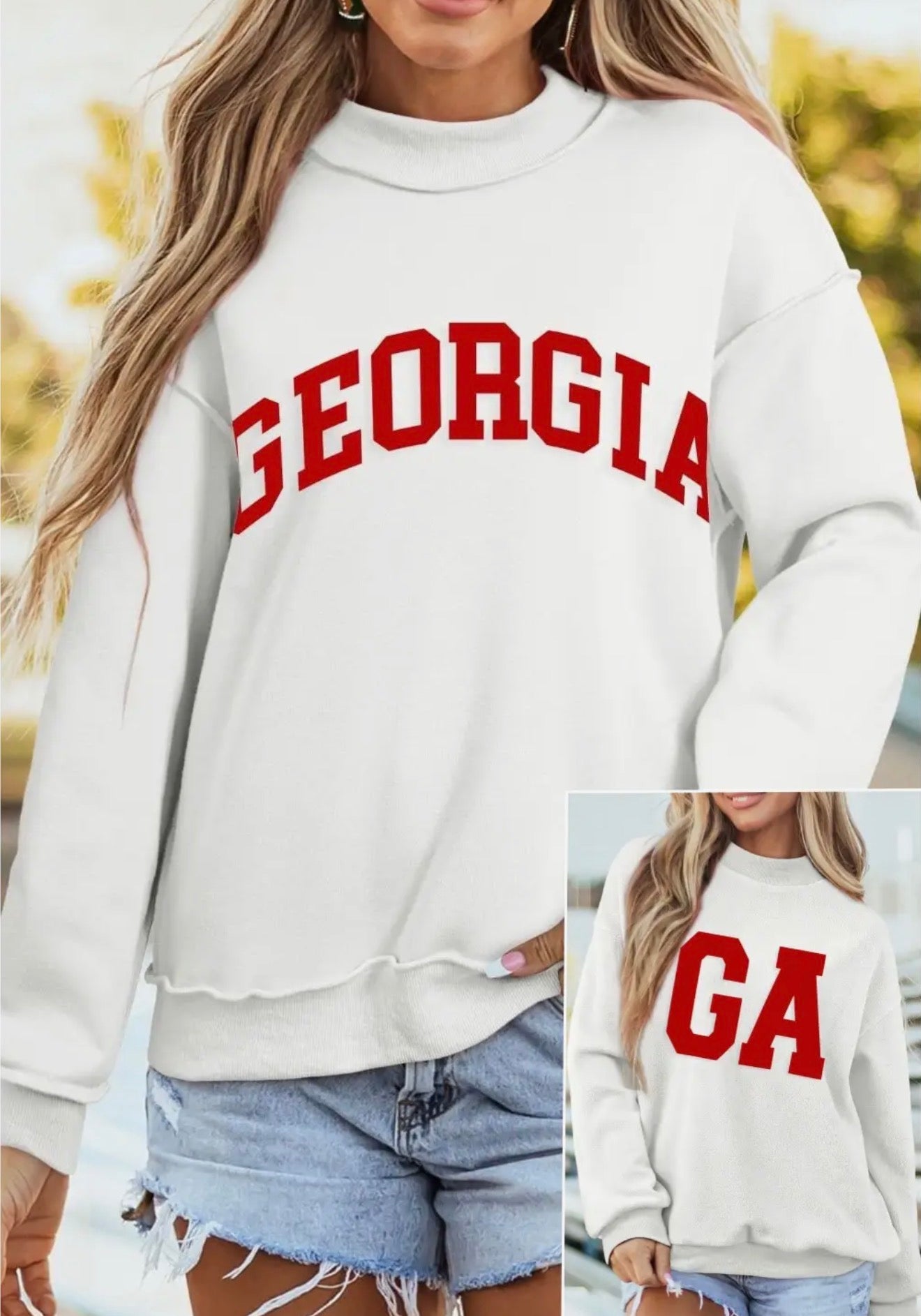 Reversible Georgia Graphic Sweatshirt
