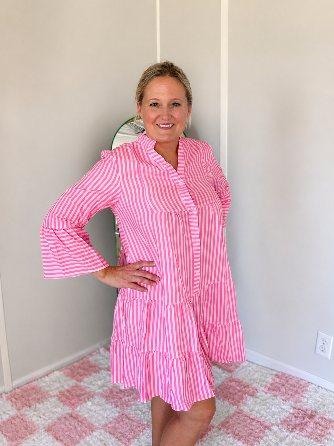 Sweet & Flowy Stripe Dress