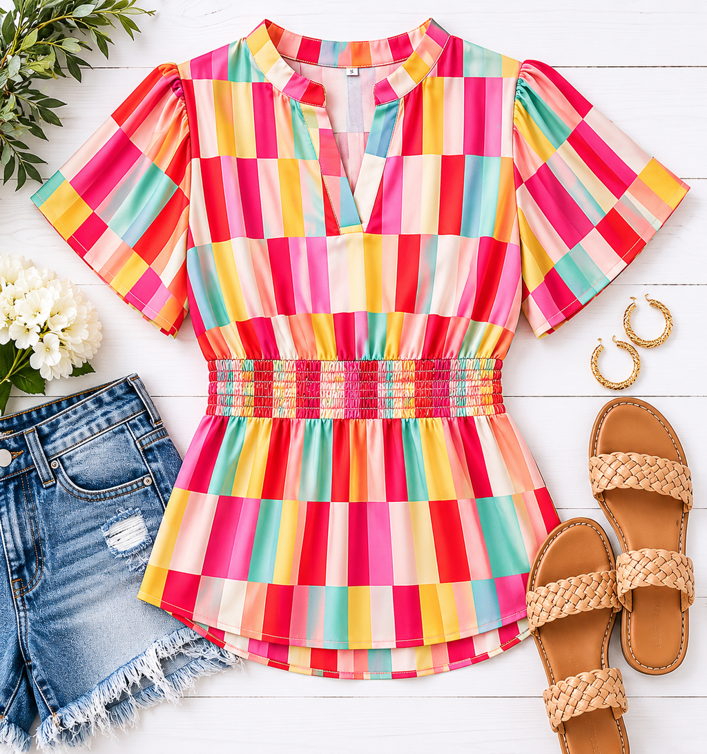 Check Me Out Smocked Top