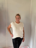 🛍️Everyday Beige Mixed Knit Sweater Top