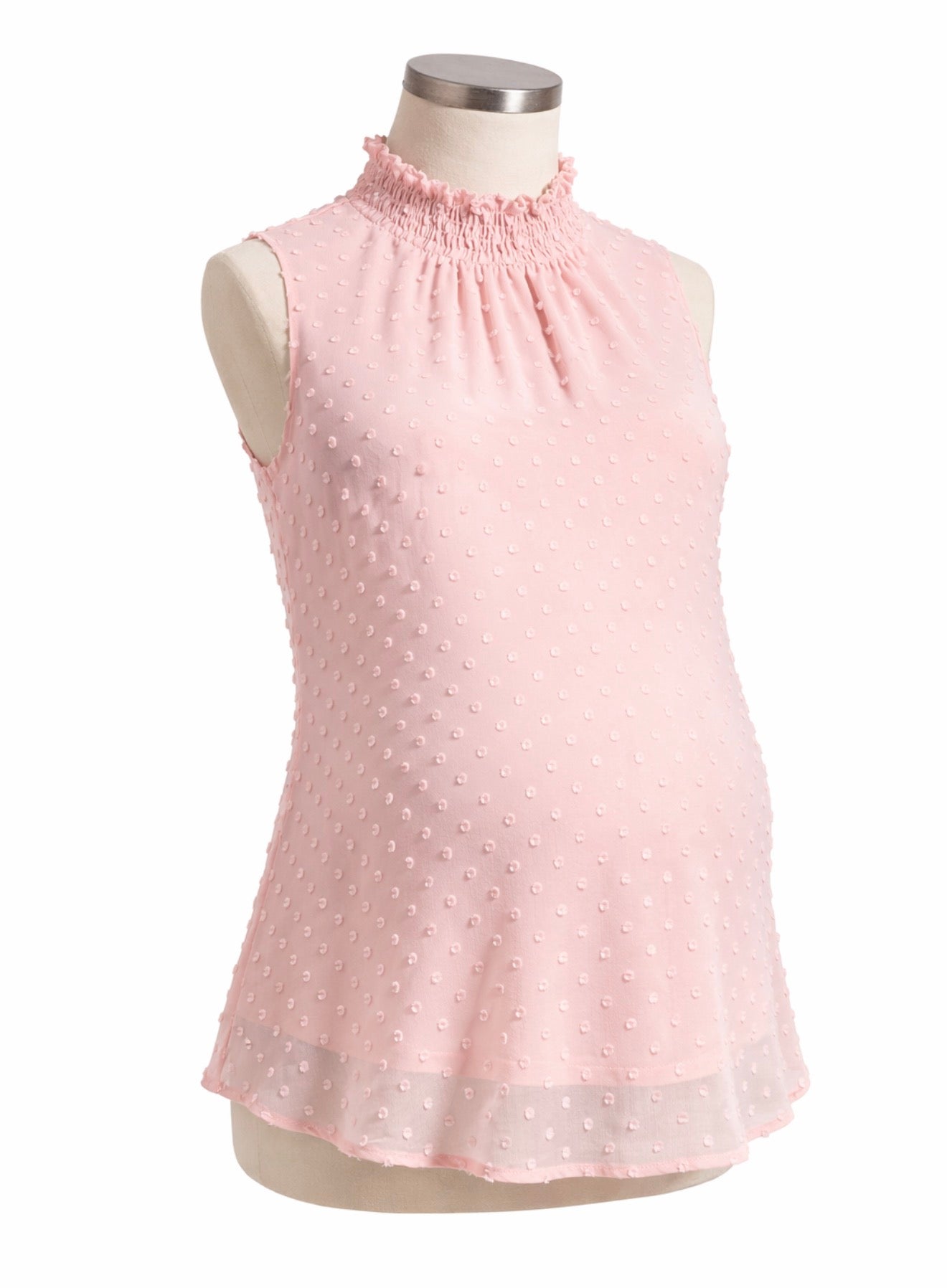 💗 Smocked Neck Sleeveless Top