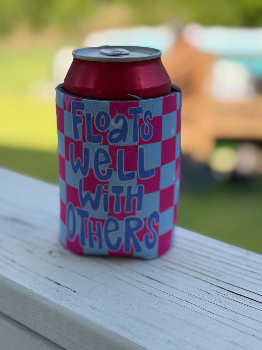 Floats Well With Others Koozie