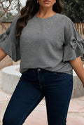 Charmed in Plaid Bow Top