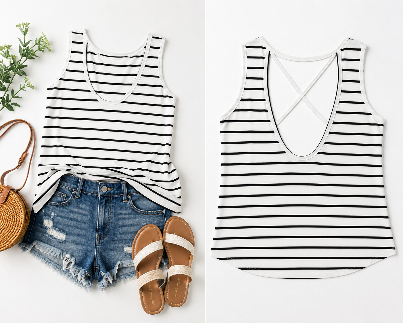 Easy Breezy Crisscross Tank