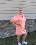 Throw-On & Go Coral Dress