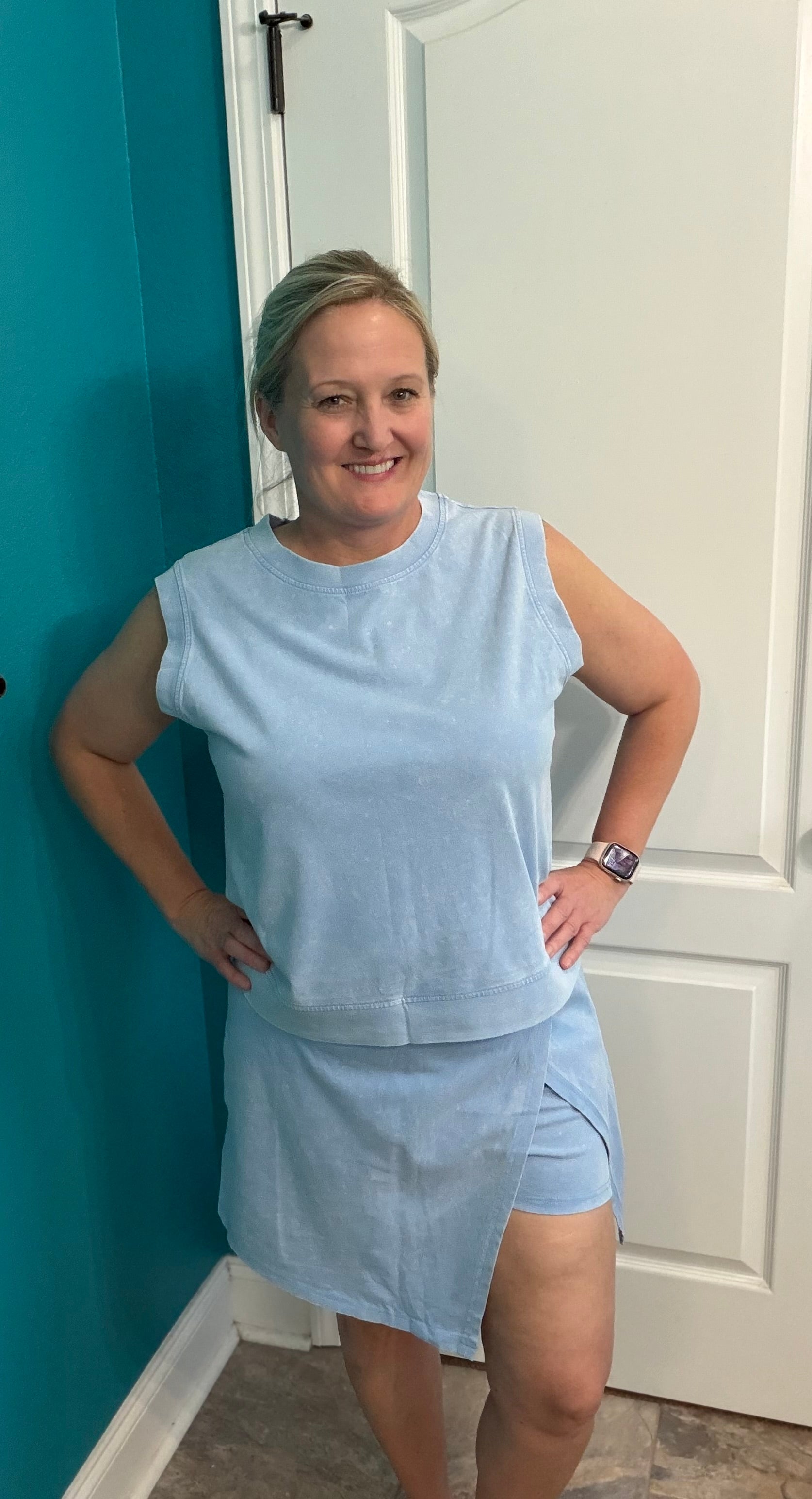 Mineral Wash Skort Set