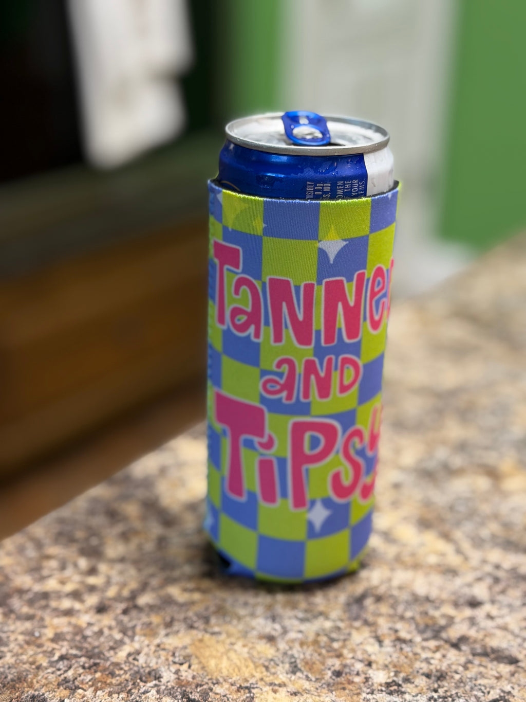 Tanned & Tipsy Summer Koozie