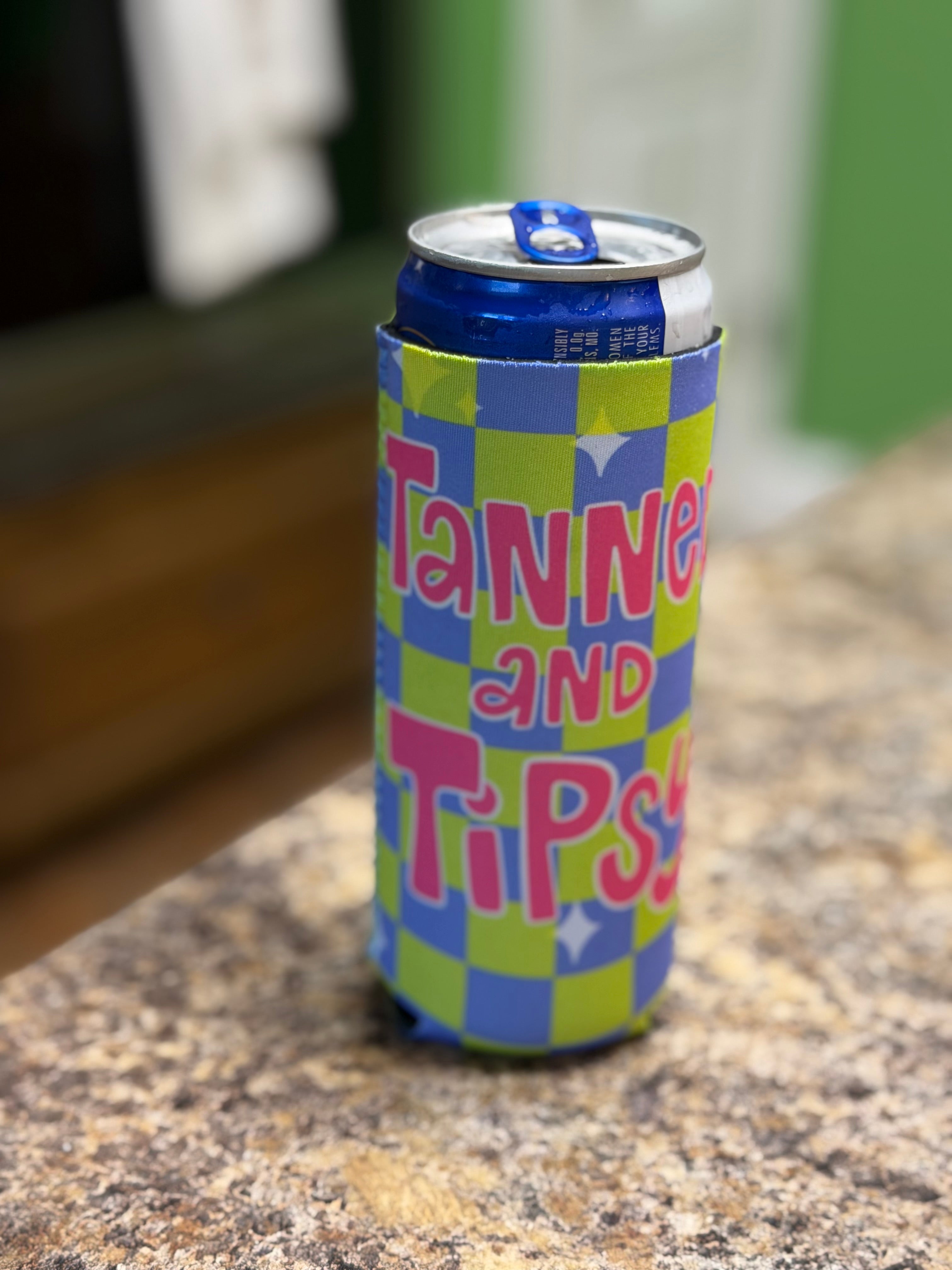 Tanned & Tipsy Summer Koozie