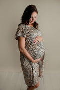 Bump Friendly Mama Leopard  Gown