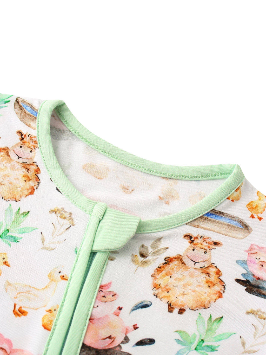 Farmyard Fun Bamboo Convertible Zippy Romper