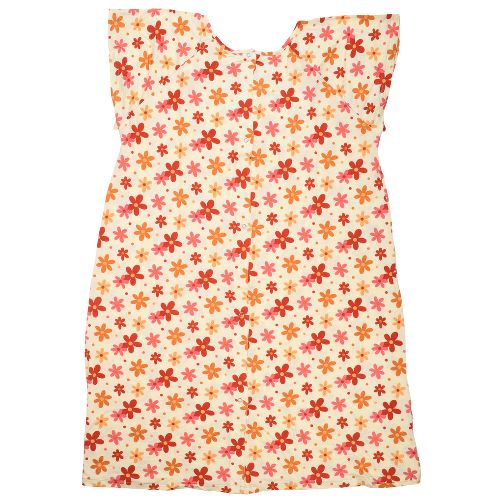 Groovy Floral Bump Friendly Gown