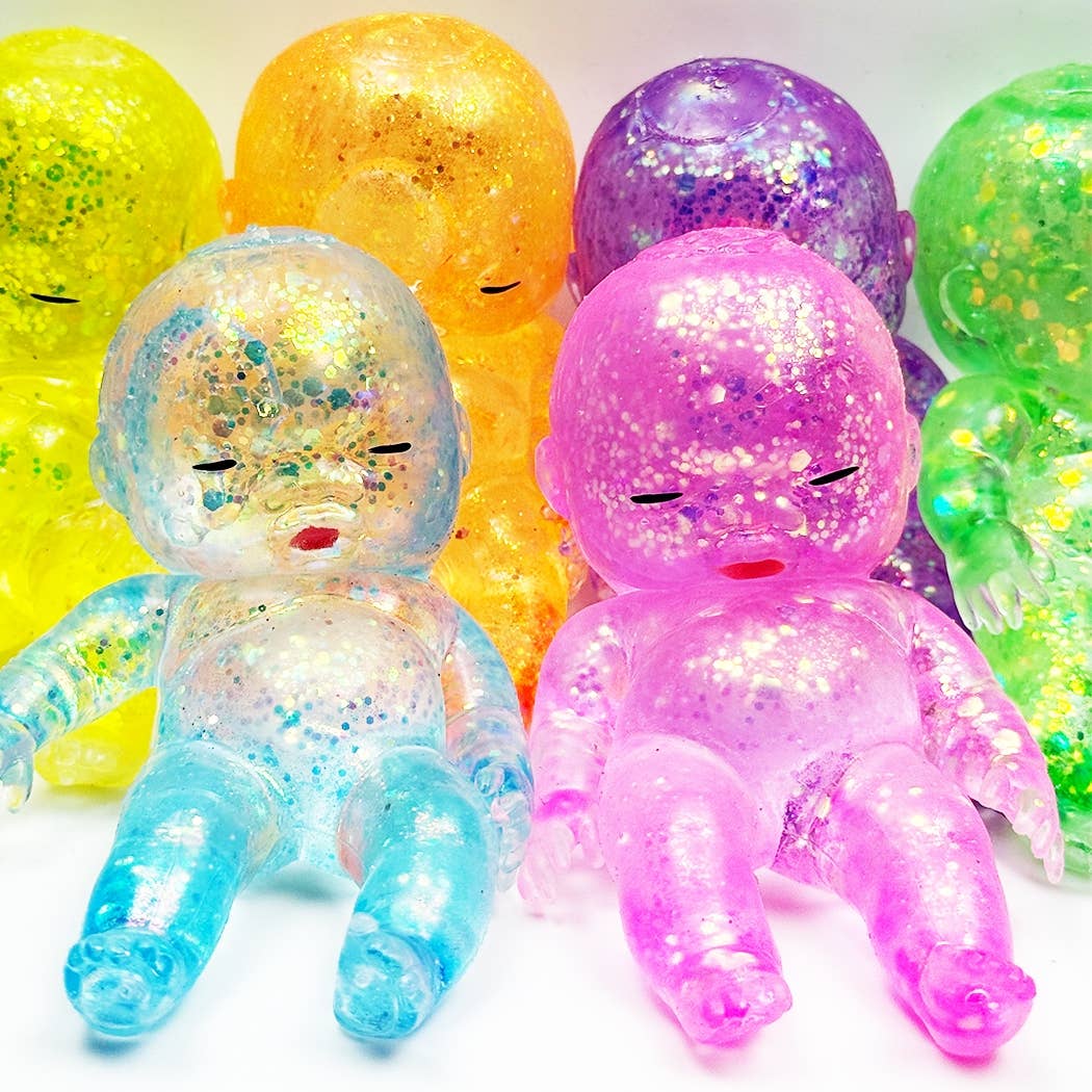 Oddly Adorable Glitter Baby Squishy