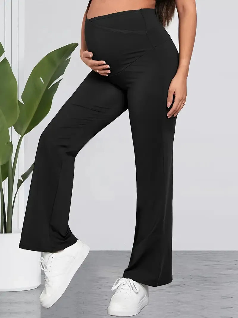 Comfort Fit Bump Support Pants – Black