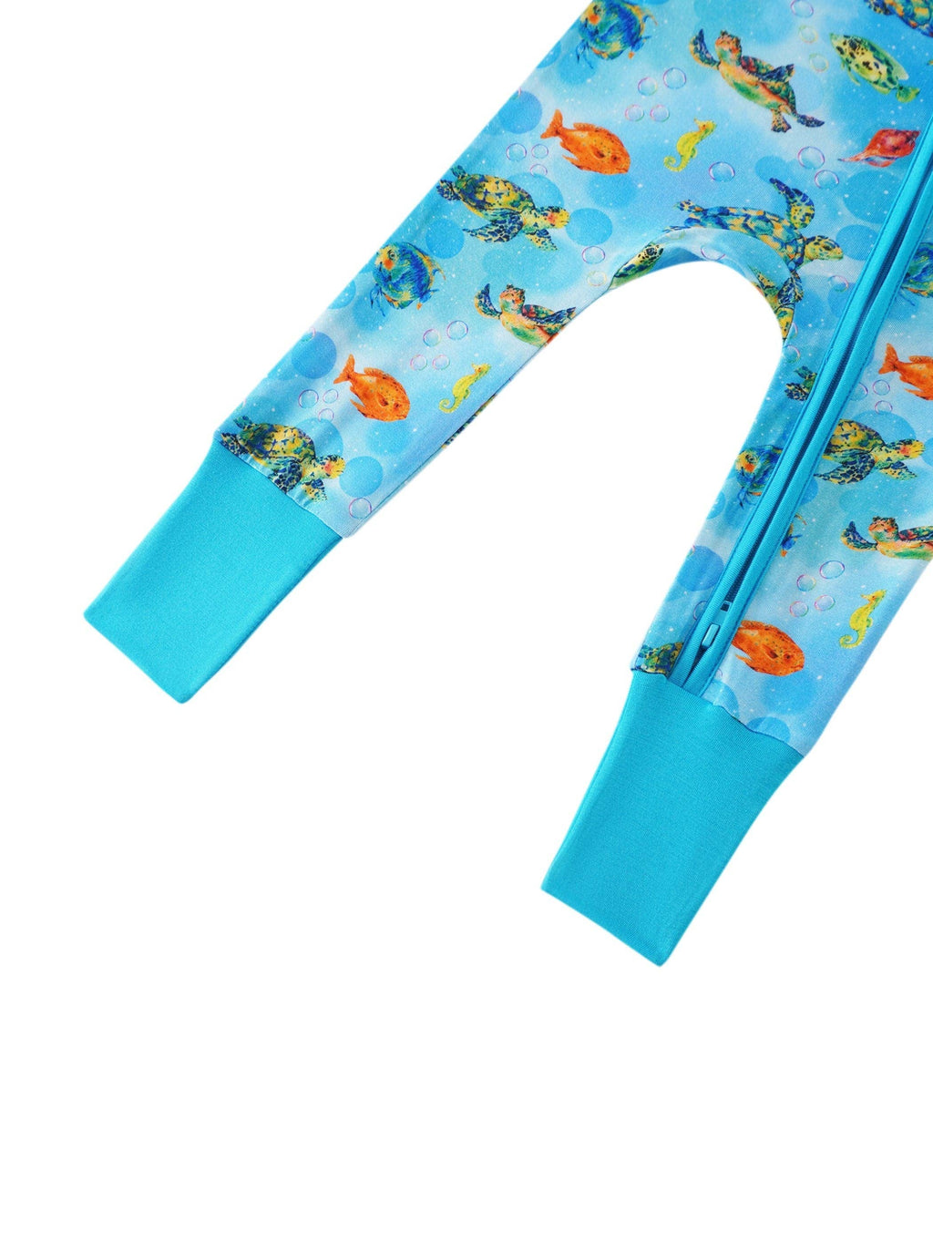Sea Turtle Bamboo Convertible Zippy Romper