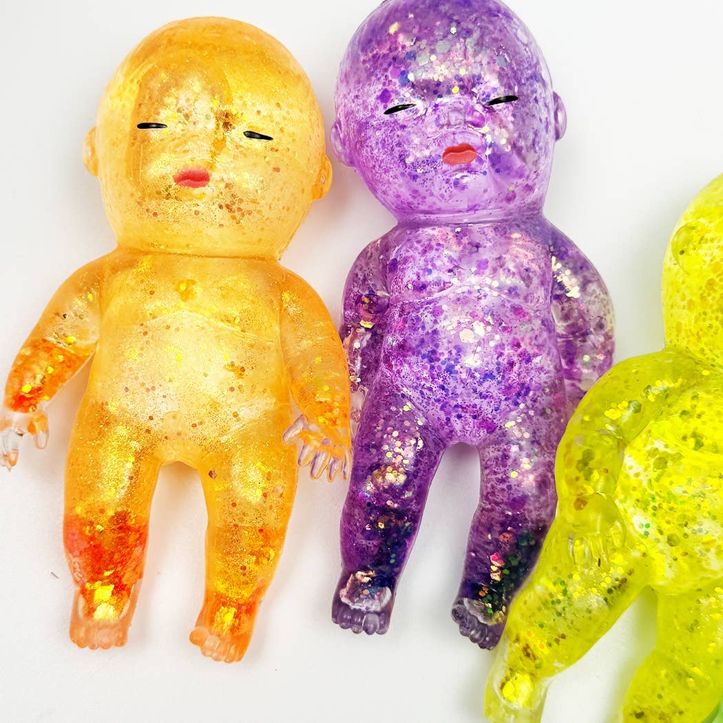 Oddly Adorable Glitter Baby Squishy