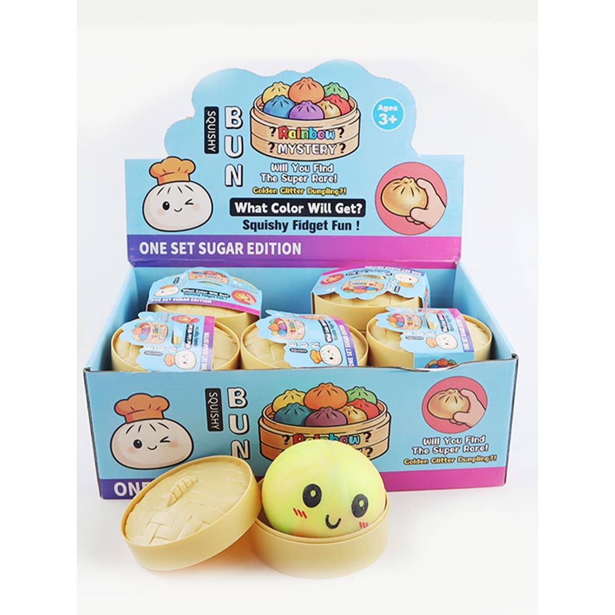 Peek-a-Boo! Mystery Dumpling Squishy with Steamer