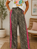 Wild Side Stripe Wide-Leg Pants