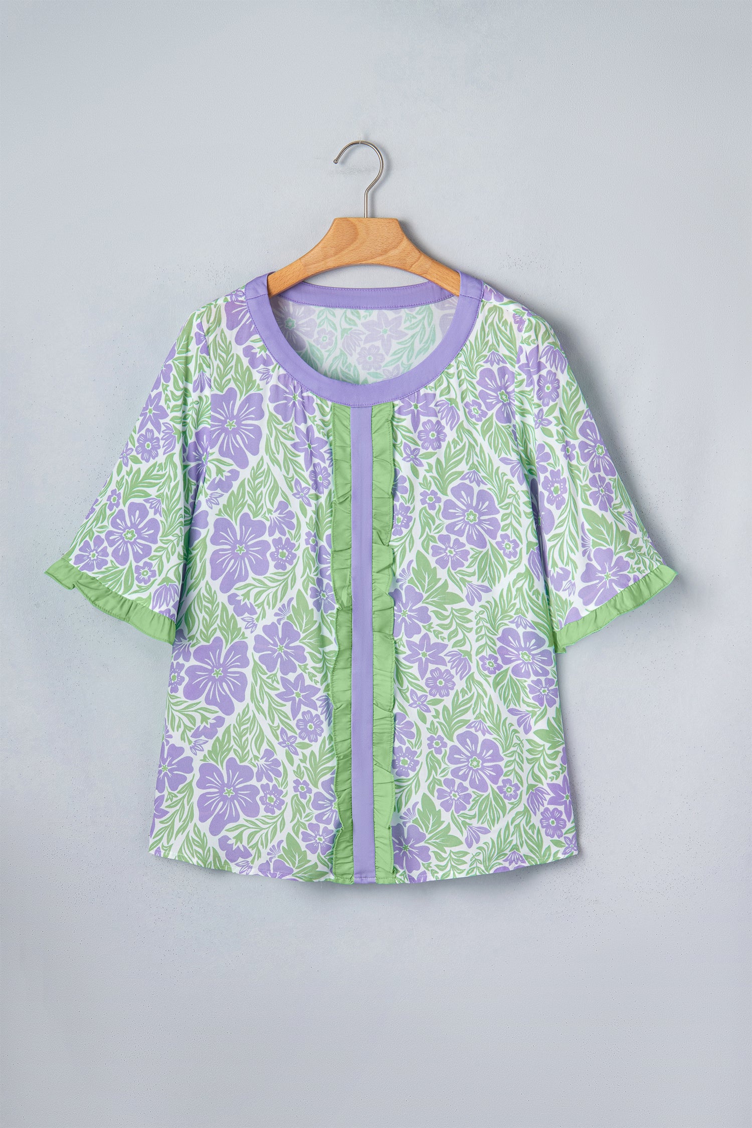 Lavender Skies & Blooms Blouse